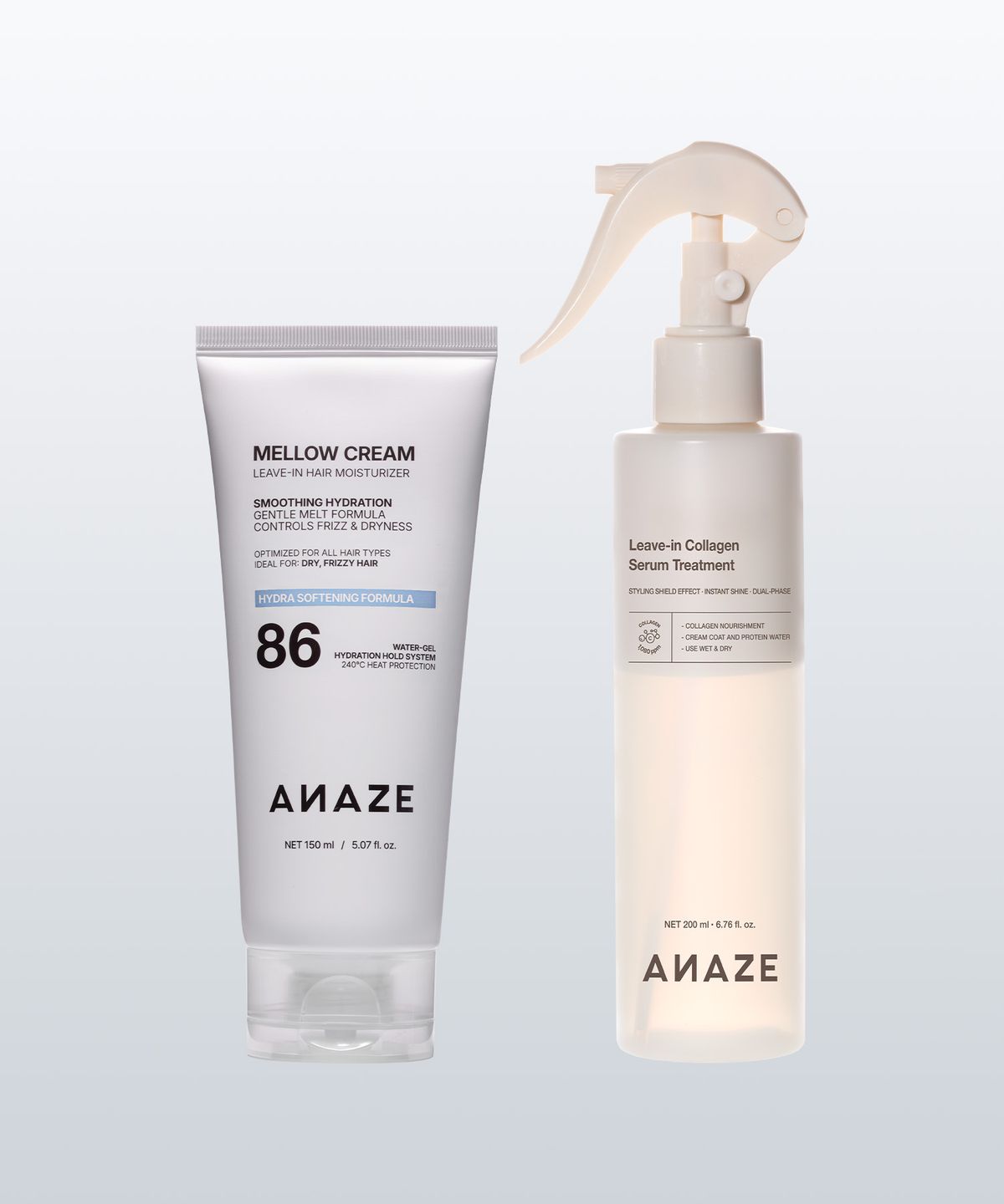 어네이즈(ANAZE) [세트구성] 멜로우 크림 + 리브인 콜라겐 세럼 트리트먼트