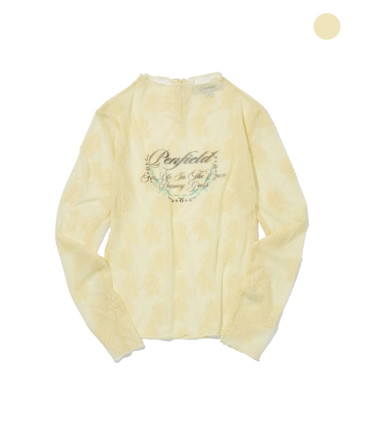 펜필드(PENFIELD) [PF]빈티지 시스루 롱 슬리브_우먼_FS3WR22F