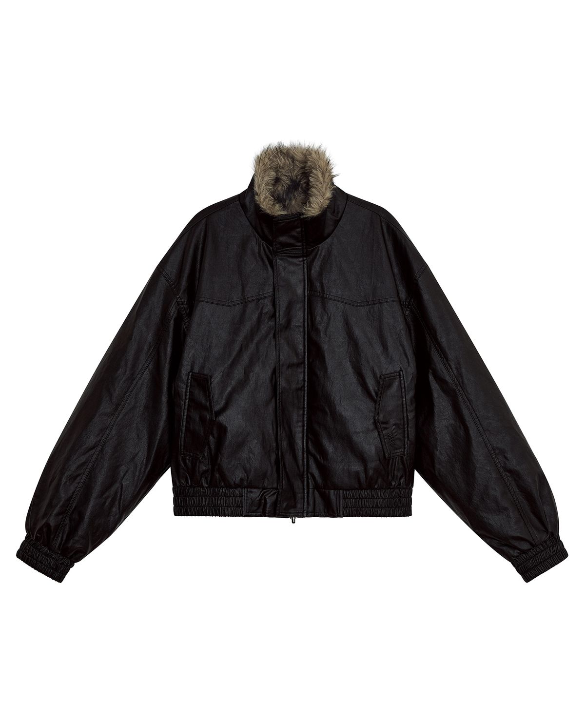 데프가먼츠(DEFGARMENTS) REVERSIBLE FUR JACKET [BLACK]