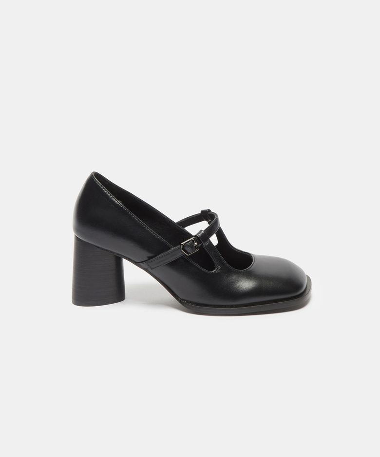 Square mary jane pumps(black)_DA1BA26501BLK