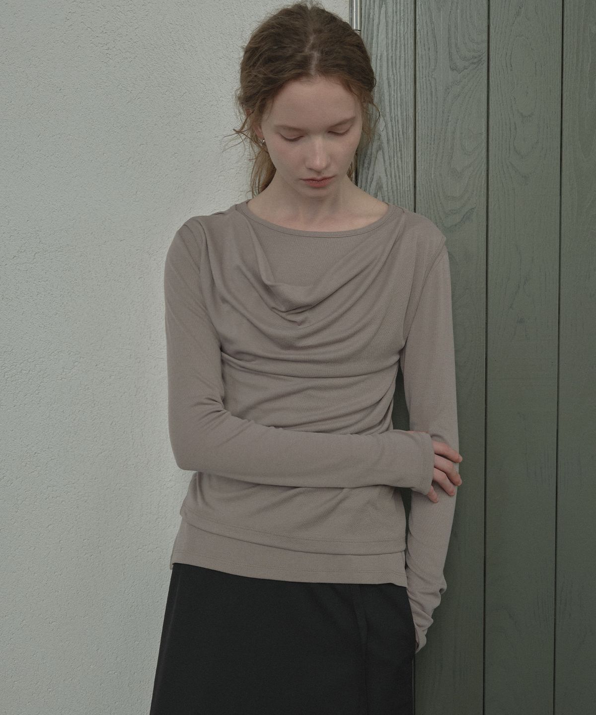 틸아이다이(TILL I DIE) 3-way layered top set [TIFA05LT09]_Khaki beige
