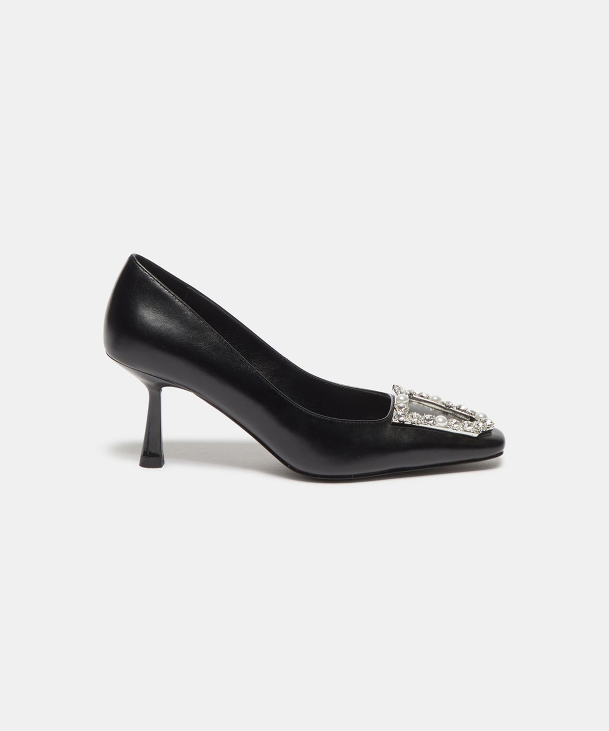 슈콤마보니(SUECOMMA BONNIE) Polygon jewelry pumps(black)_DA1BA26502BLK
