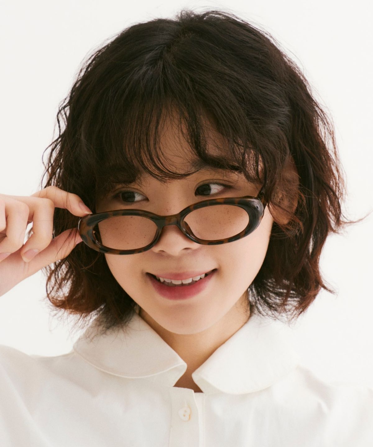 한글(HANGLE) 볼륨 오벌 레오파드