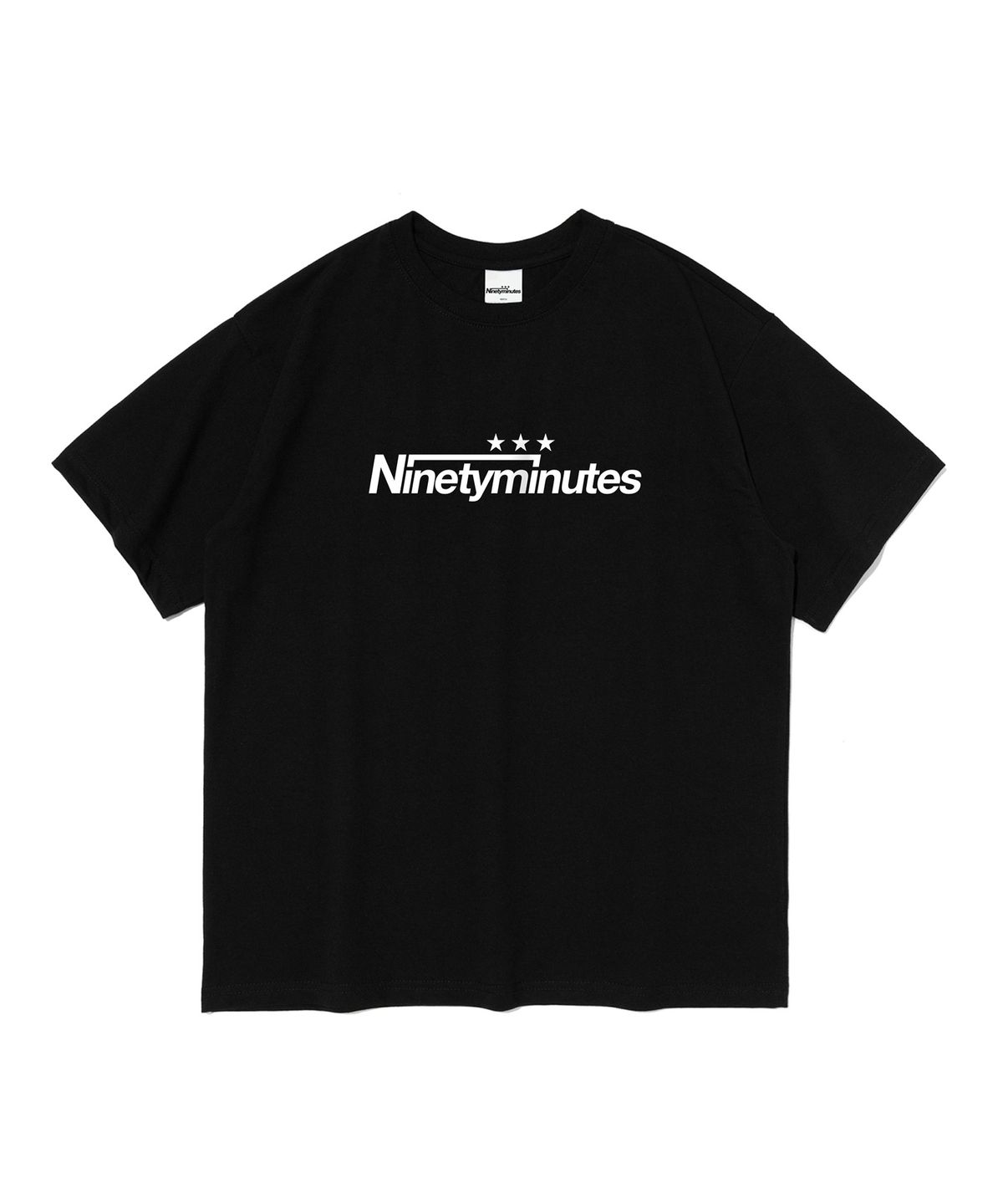 나인티미닛(NINETYMINUTES) 시그니처 클럽 로고 반팔티셔츠 (블랙)