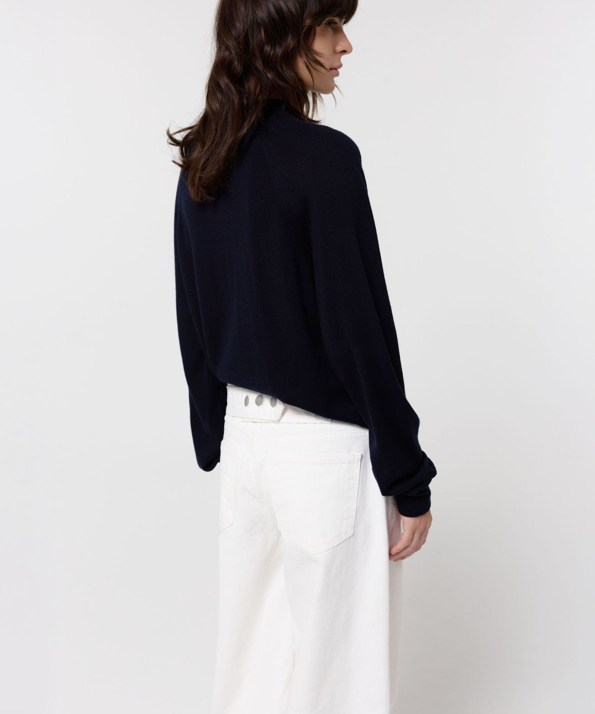 지비에이치 어패럴(GBH APPAREL) WIDE CINCH-BACK JEAN / WHITE