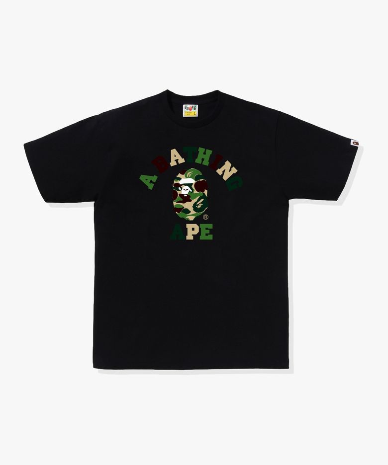 ABC 카모 콜리지 티셔츠(M) BLACK/GREEN