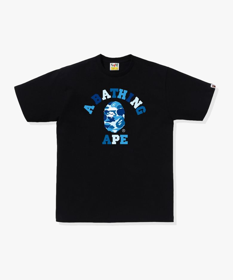 ABC 카모 콜리지 티셔츠(M) BLACK//BLUE