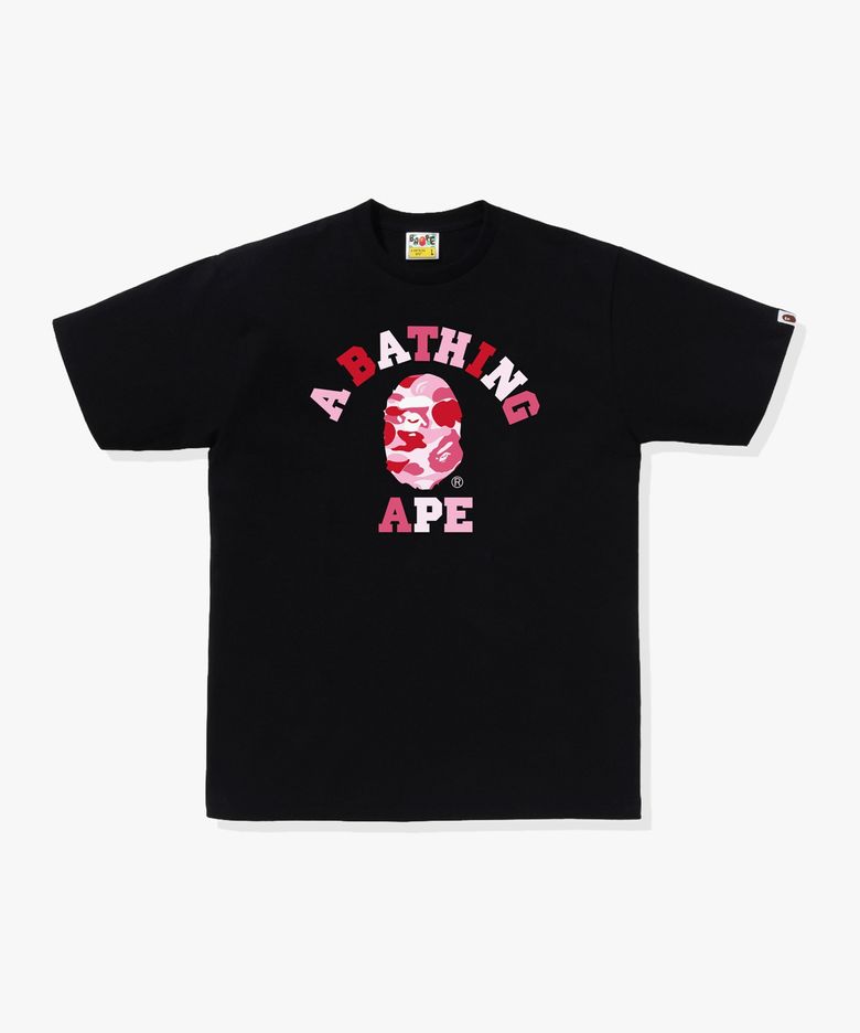 ABC 카모 콜리지 티셔츠(M) BLACK/PINK