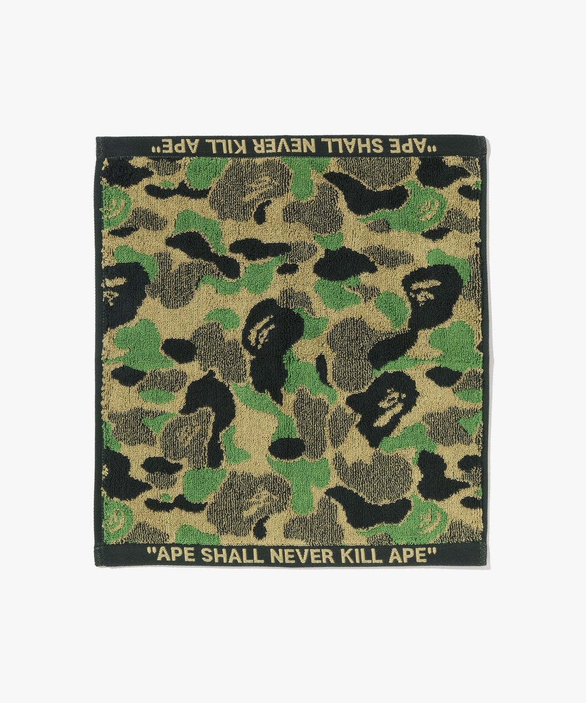 베이프(BAPE) ABC 카모 워시 타월 GREEN