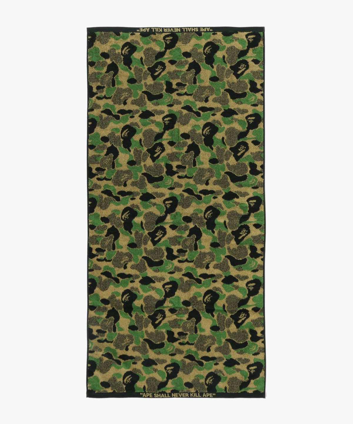 베이프(BAPE) ABC 카모 배스 타월 GREEN