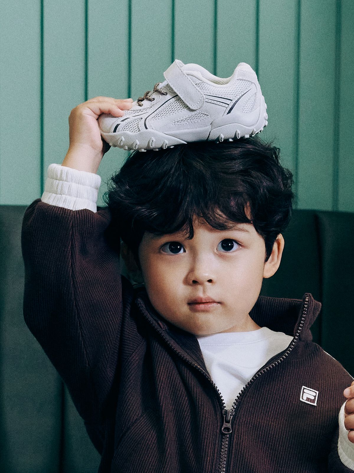 휠라 키즈(FILA KIDS) 리틀에샤페 크림