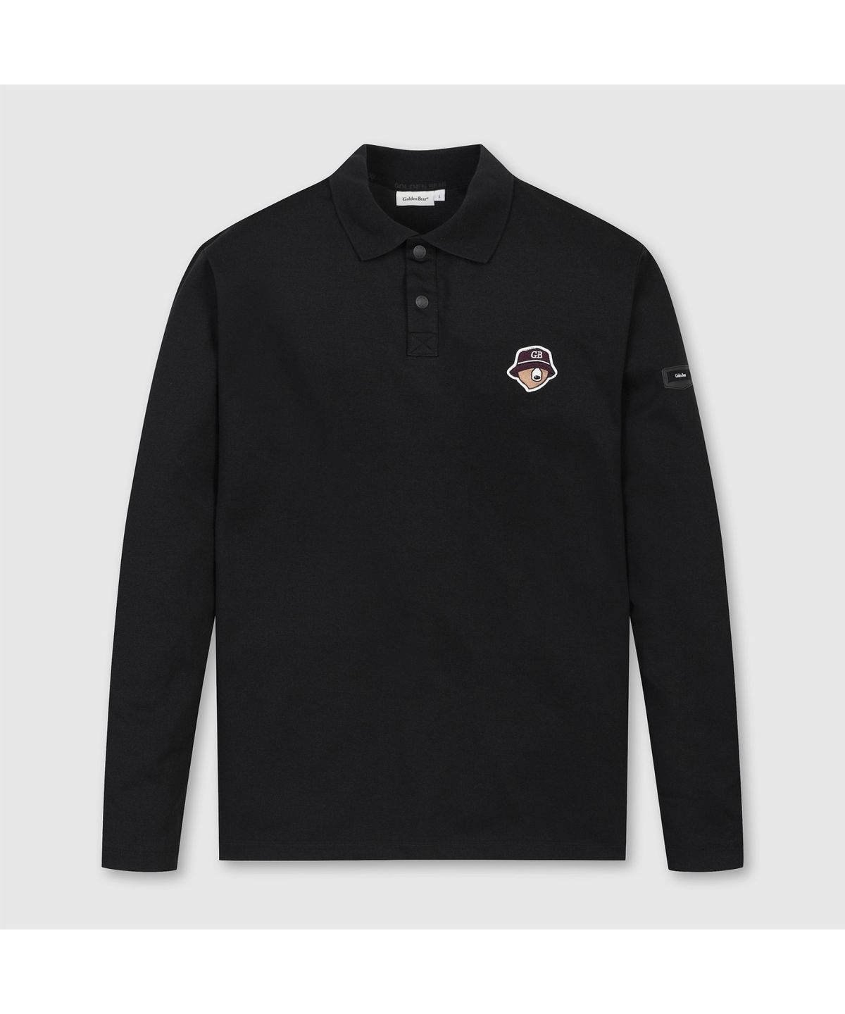 골든베어(GOLDEN BEAR) (공용) Polo Collar Essential LS T-shirt G4TAW26001BKX