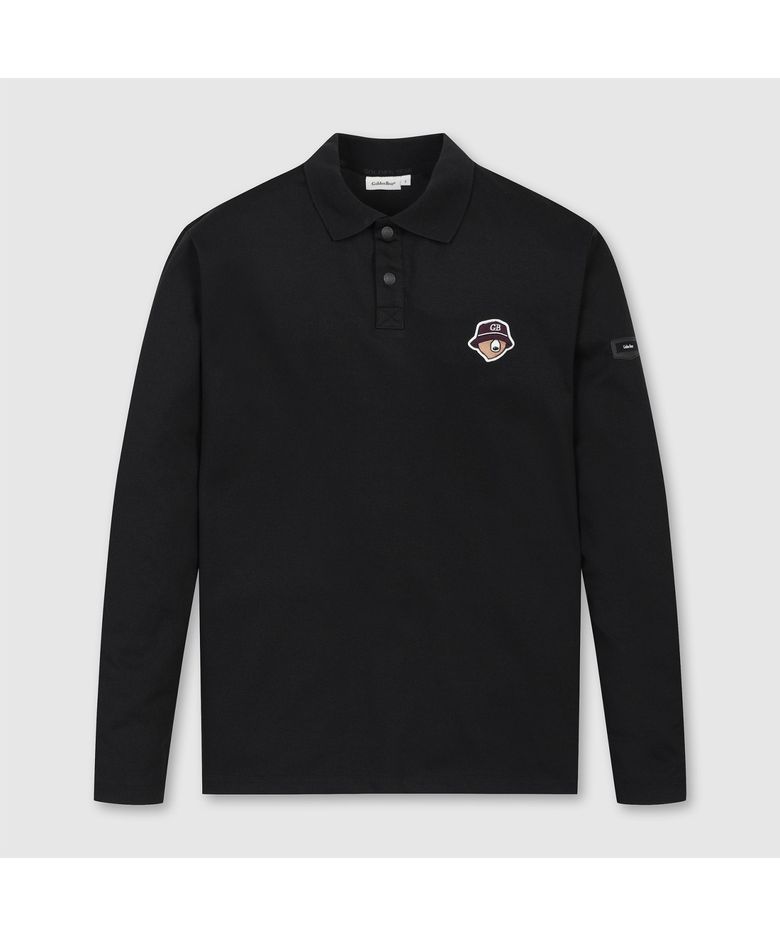 (공용) Polo Collar Essential LS T-shirt G4TAW26001BKX
