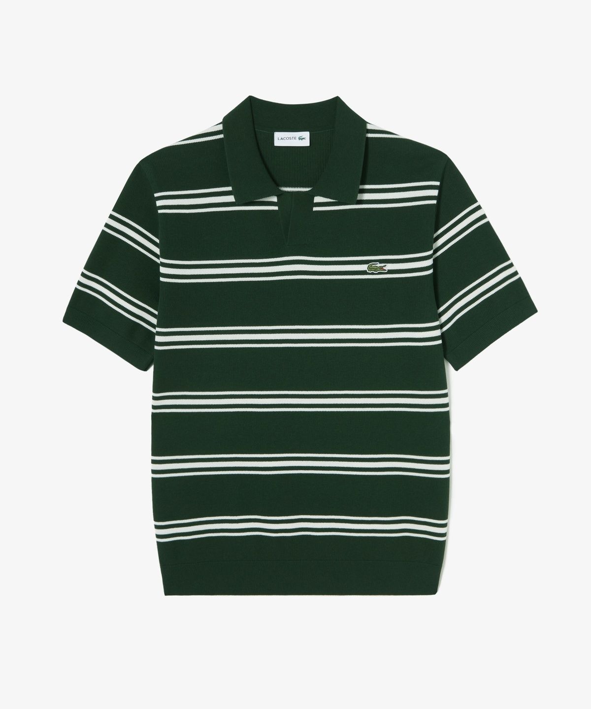 라코스테(LACOSTE) 남성 멀티 스트라이프 반팔 스웨터 폴로 셔츠 PH288E-56N YZP