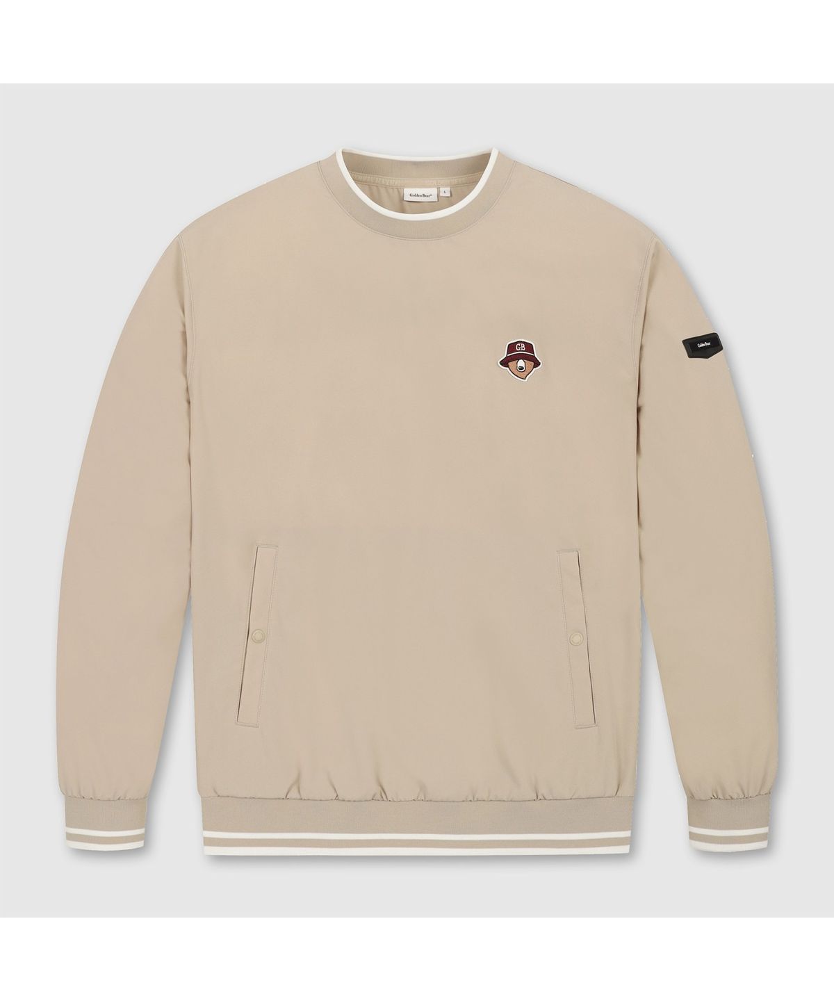 골든베어(GOLDEN BEAR) (남성) Essential Crewneck Woven Pullover G4TAW26003BEX