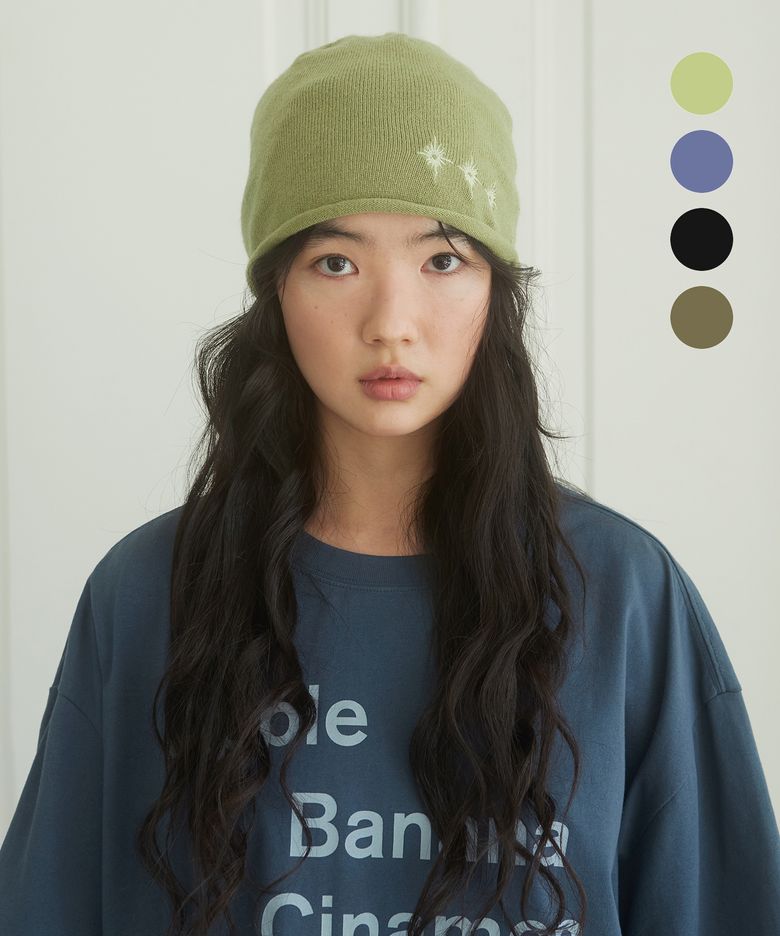 LOGO ROLL UP BEANIE [4COLOR]
