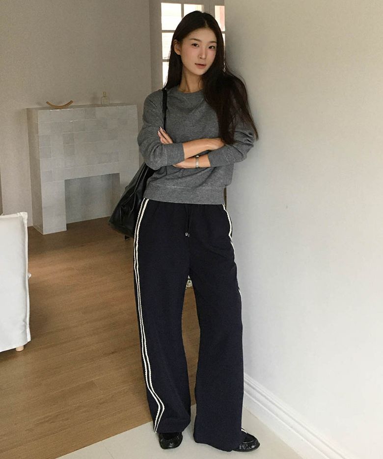 26FW 레이스 트랙 팬츠