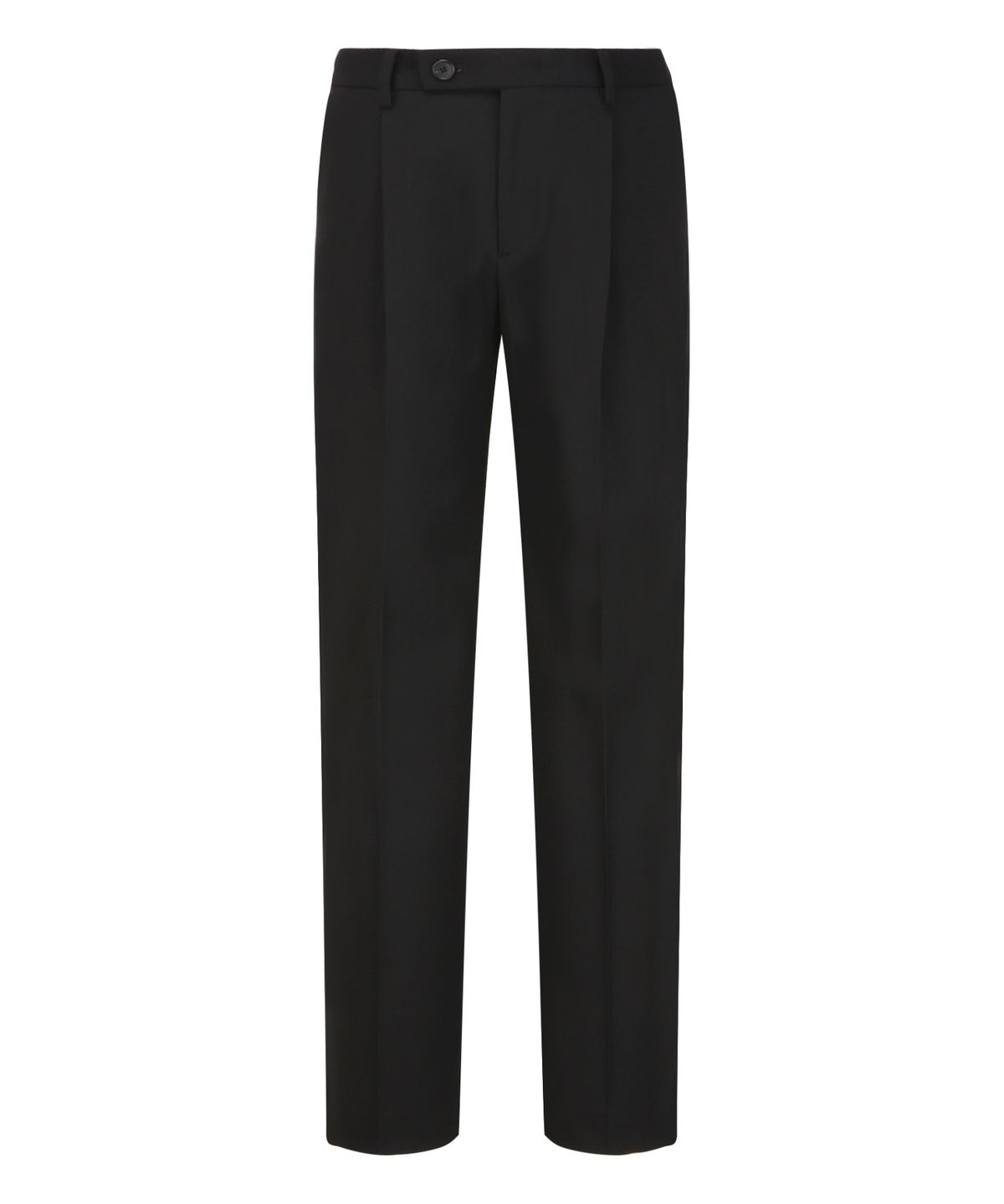 질스튜어트뉴욕 맨(JILLSTUART NEWYORK MEN) 세미오버핏 울 셋업 슬릿 팬츠 - 블랙 (JNPA6C080BK)