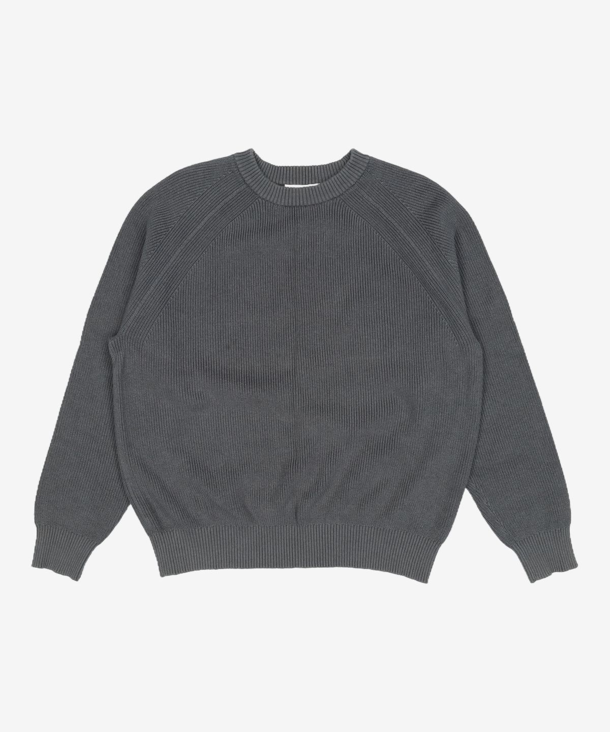 소신(SOCIN) Fine Cotton Round Rib Knit (Blue) M