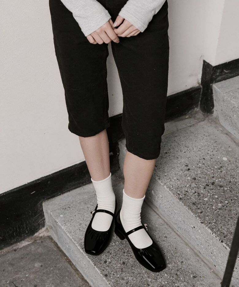 Claud Soft fit elastic banding MJ pumps 펌프스 미들힐 3.5cm -WA9019 (1color)