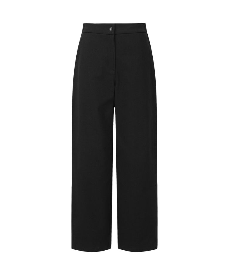 여성 배럴핏 와이드팬츠 (BLACK)