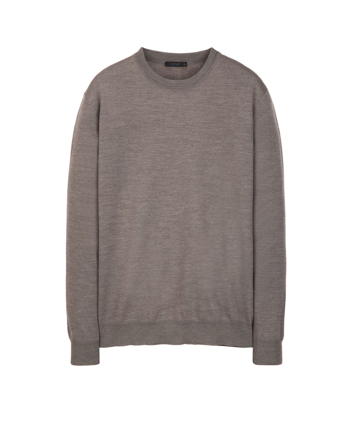질스튜어트뉴욕 맨(JILLSTUART NEWYORK MEN) 울 크루넥 롱슬리브 니트 - 브라운 (JNSW6D101W2)