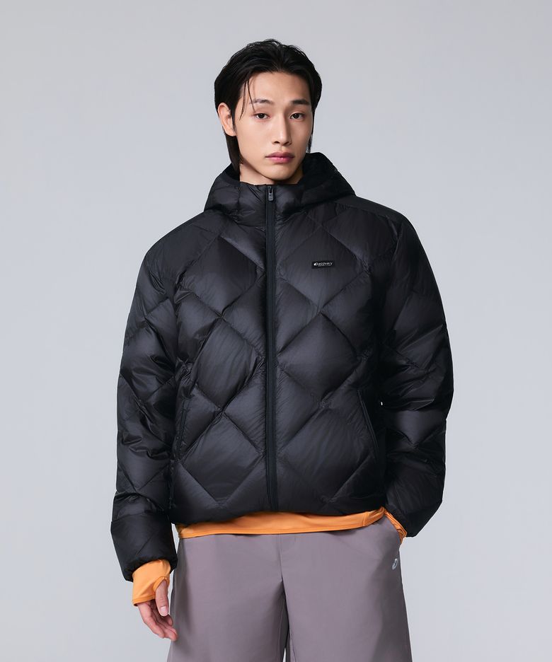 남성 올버트 뉴퀼팅 구스다운 경량패딩 (BLACK)