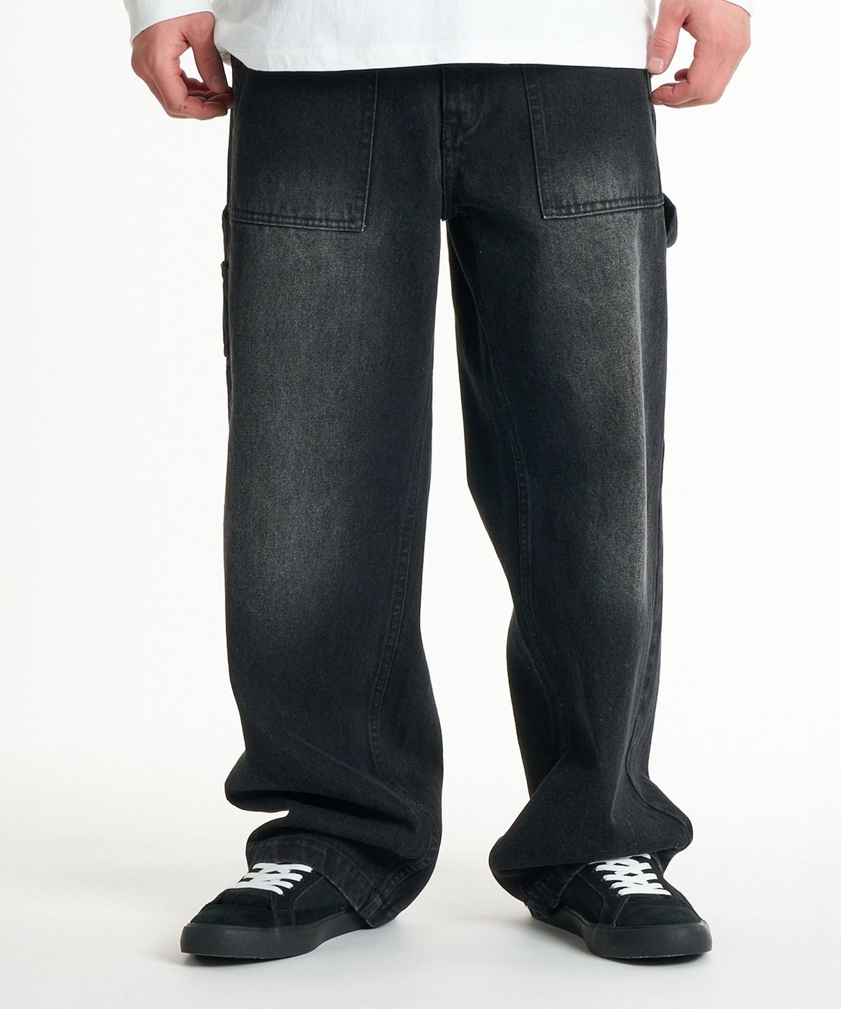 볼컴(VOLCOM) 나일 페인터 데님(블랙)