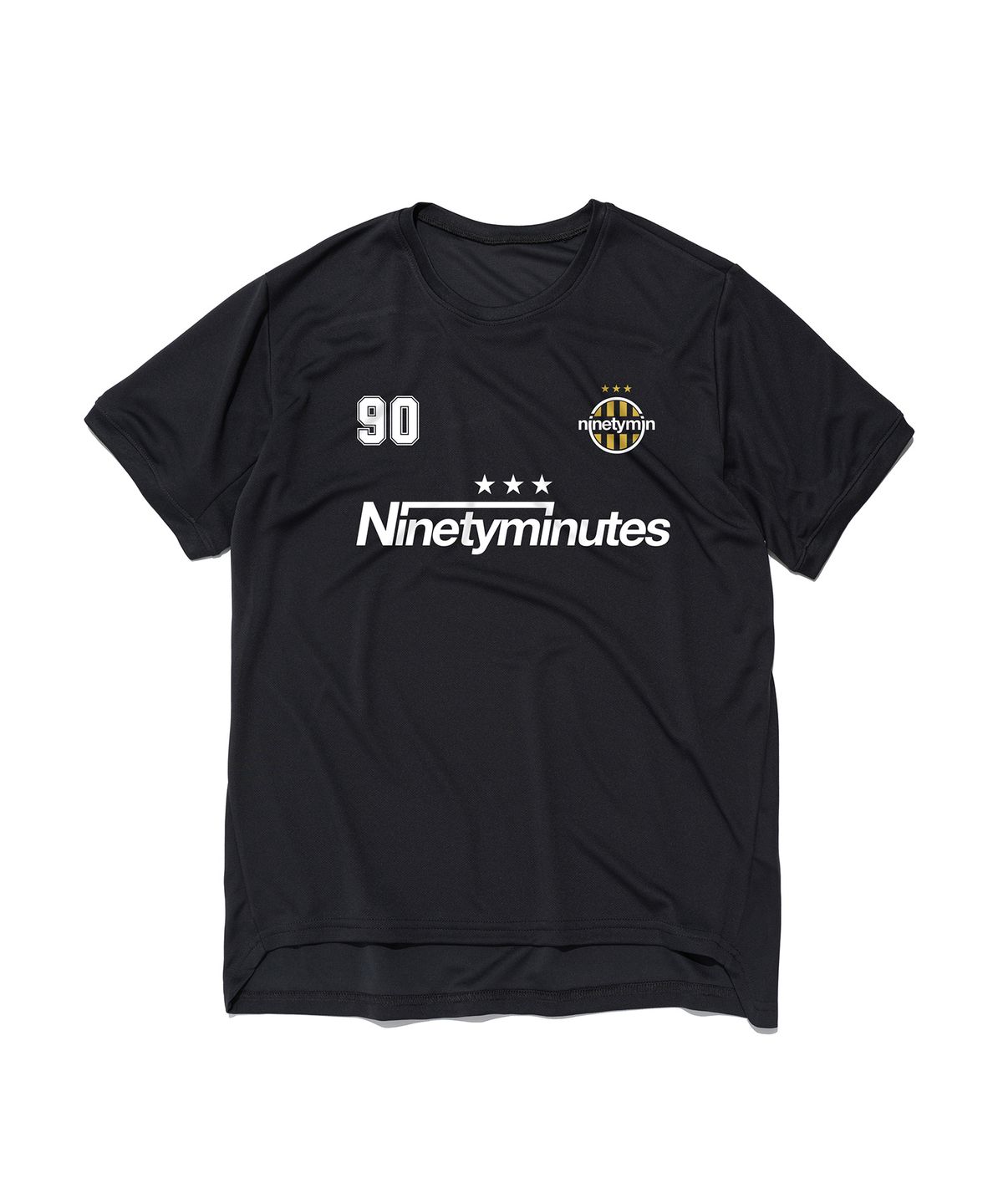 나인티미닛(NINETYMINUTES) [Air Stream] 클럽 엠블럼 반팔티셔츠 (차콜)