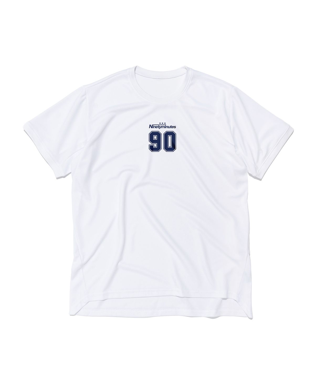 나인티미닛(NINETYMINUTES) [Air Stream] 매치 넘버 90 반팔티셔츠  (화이트)