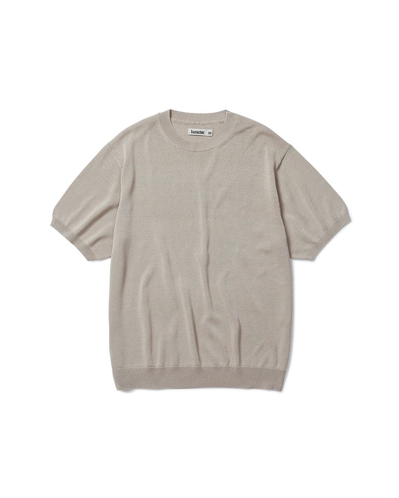 Totem short sleeve knit / Ecru