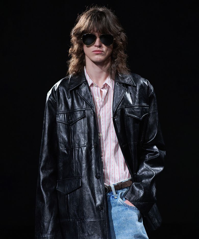 [DMD] OUTPOST LEATHER BLAZER - Black