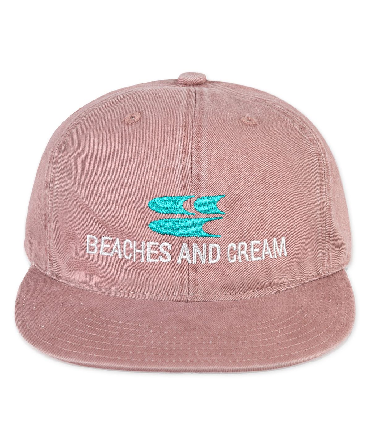 비치스앤크림(BEACHESANDCREAM) Wave Plat-Ball cap-pink