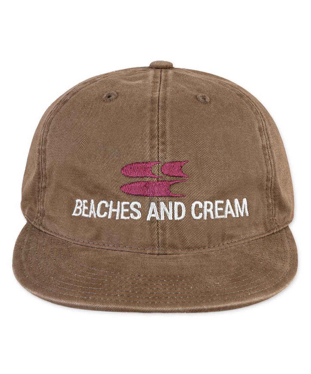 비치스앤크림(BEACHESANDCREAM) Wave Plat-Ball cap-beige