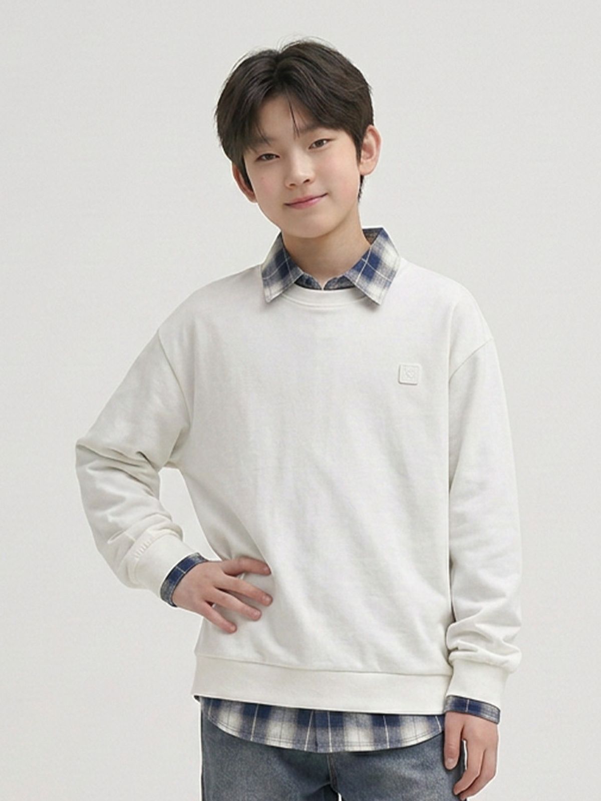 행텐 틴즈(HANGTEN TEENS) 틴즈 베니 러버 와펜 티셔츠_003(14580-031-604-31)
