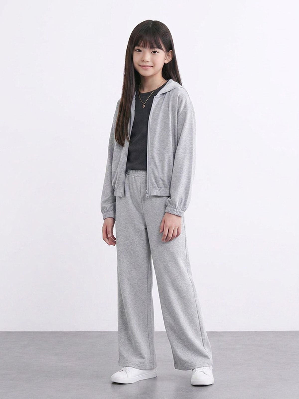 행텐 틴즈(HANGTEN TEENS) 틴즈 여아 밴딩 스트링 와이드팬츠_055(14580-138-602-09)