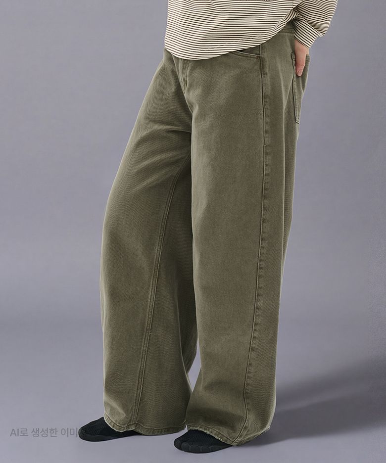여성) LW2 빈티지 커브드 팬츠