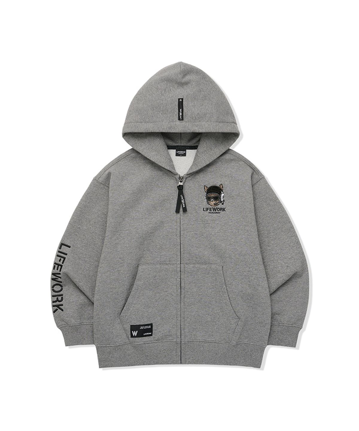 라이프워크 키즈(LIFEWORK KIDS) 키즈) 윙 헤드셋 힙독 후드 집업