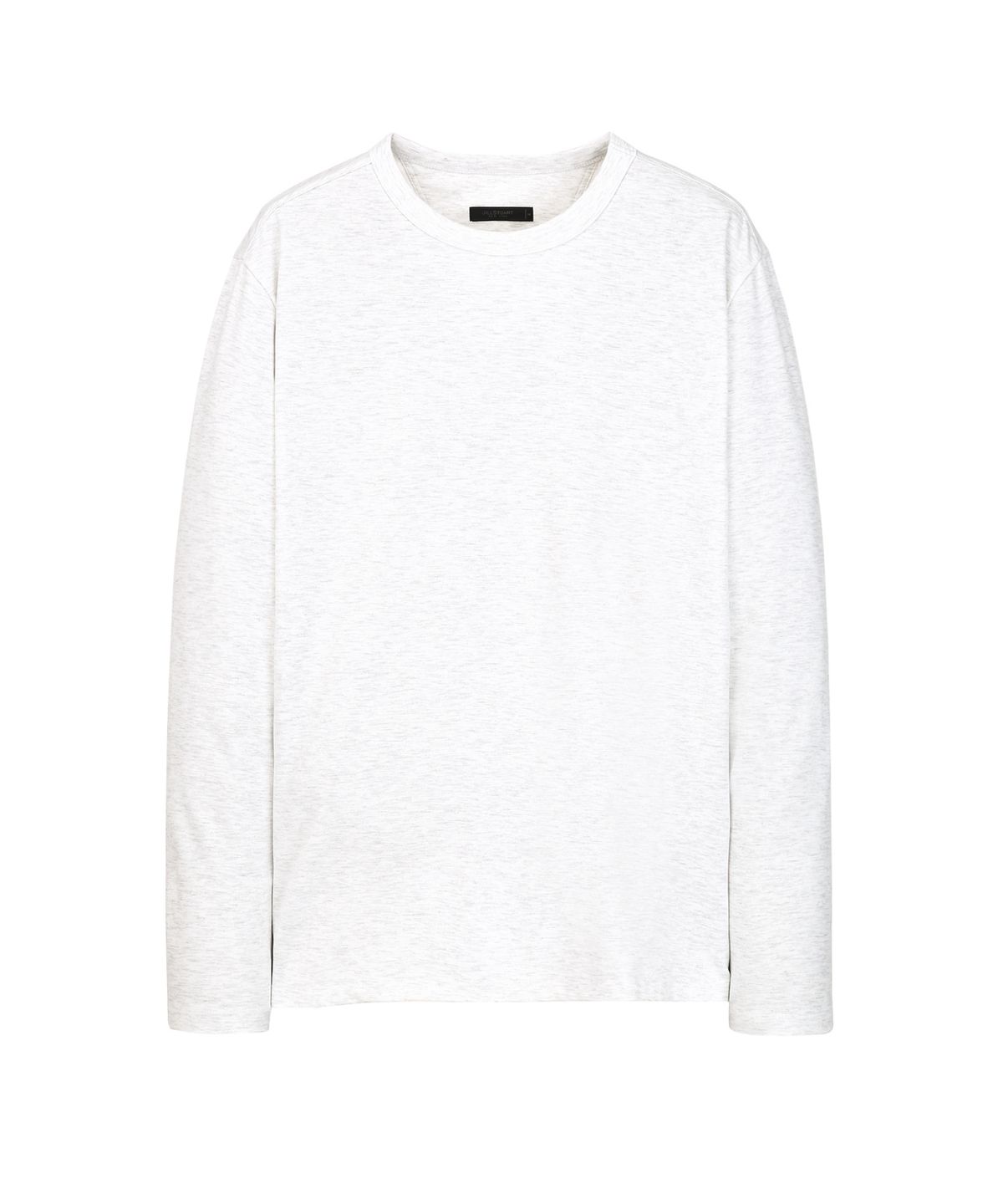 질스튜어트뉴욕 맨(JILLSTUART NEWYORK MEN) 리브드 베이직 라운드 티셔츠 - 라이트그레이 (JNTS6C001G1)