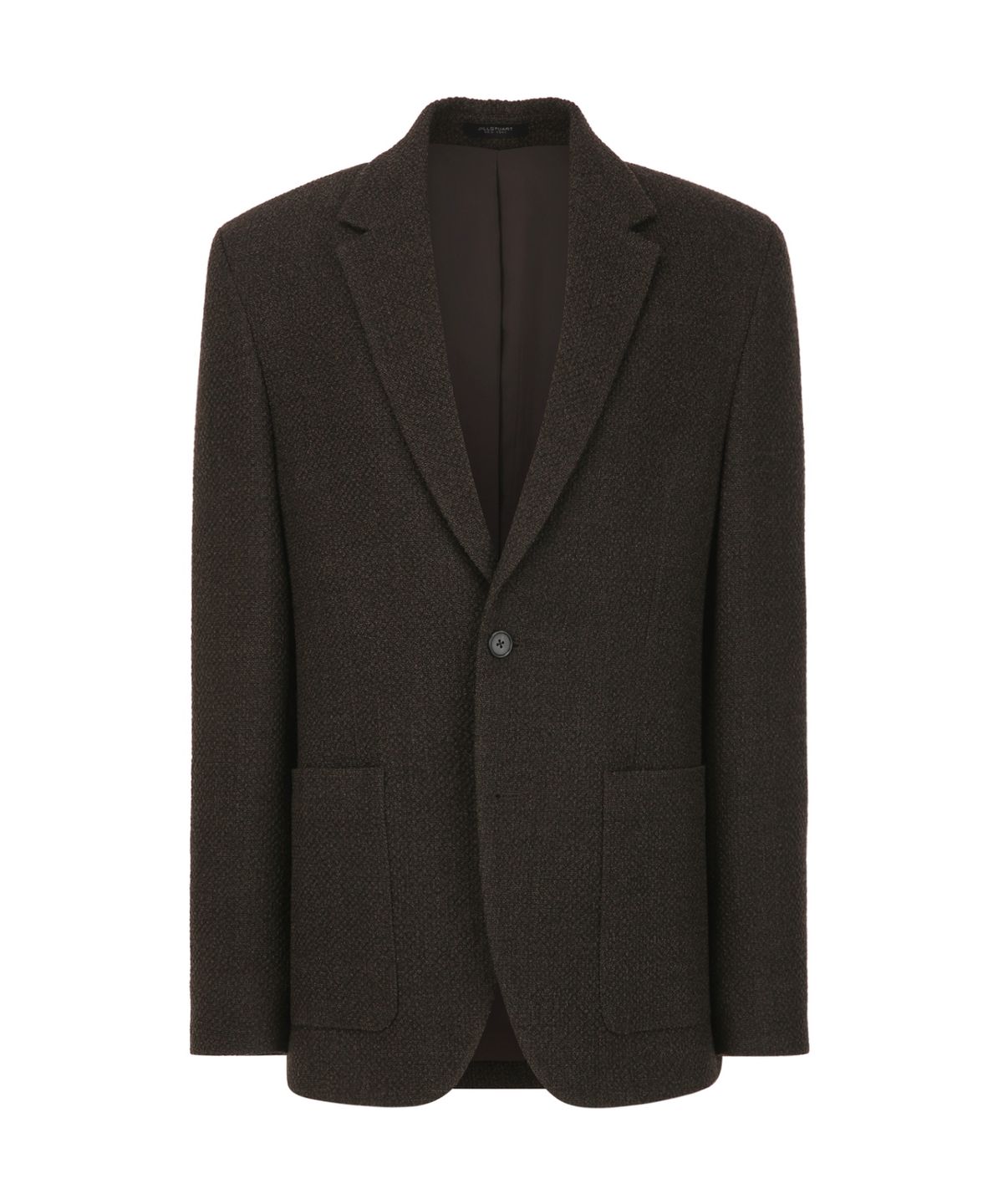 질스튜어트뉴욕 맨(JILLSTUART NEWYORK MEN) [THE TWILL][G.B.Conte] 베이직 시그니처 자켓 - 다크브라운 (JNJA6C001W3)