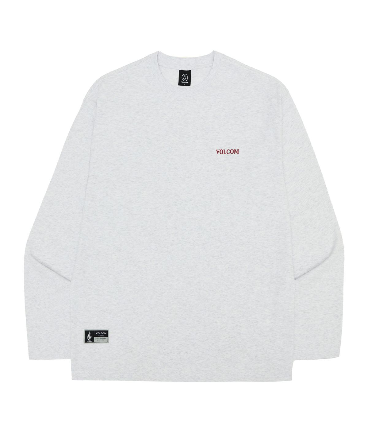 볼컴(VOLCOM) 웨이브 롱슬리브(아이스 그레이)