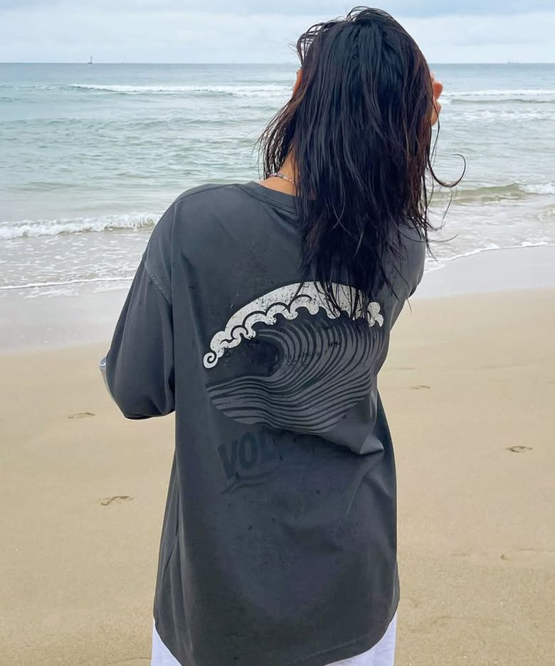 웨이브 롱슬리브(차콜)