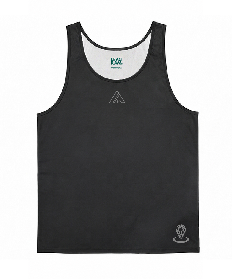 RACE SINGLET BLACK PIN