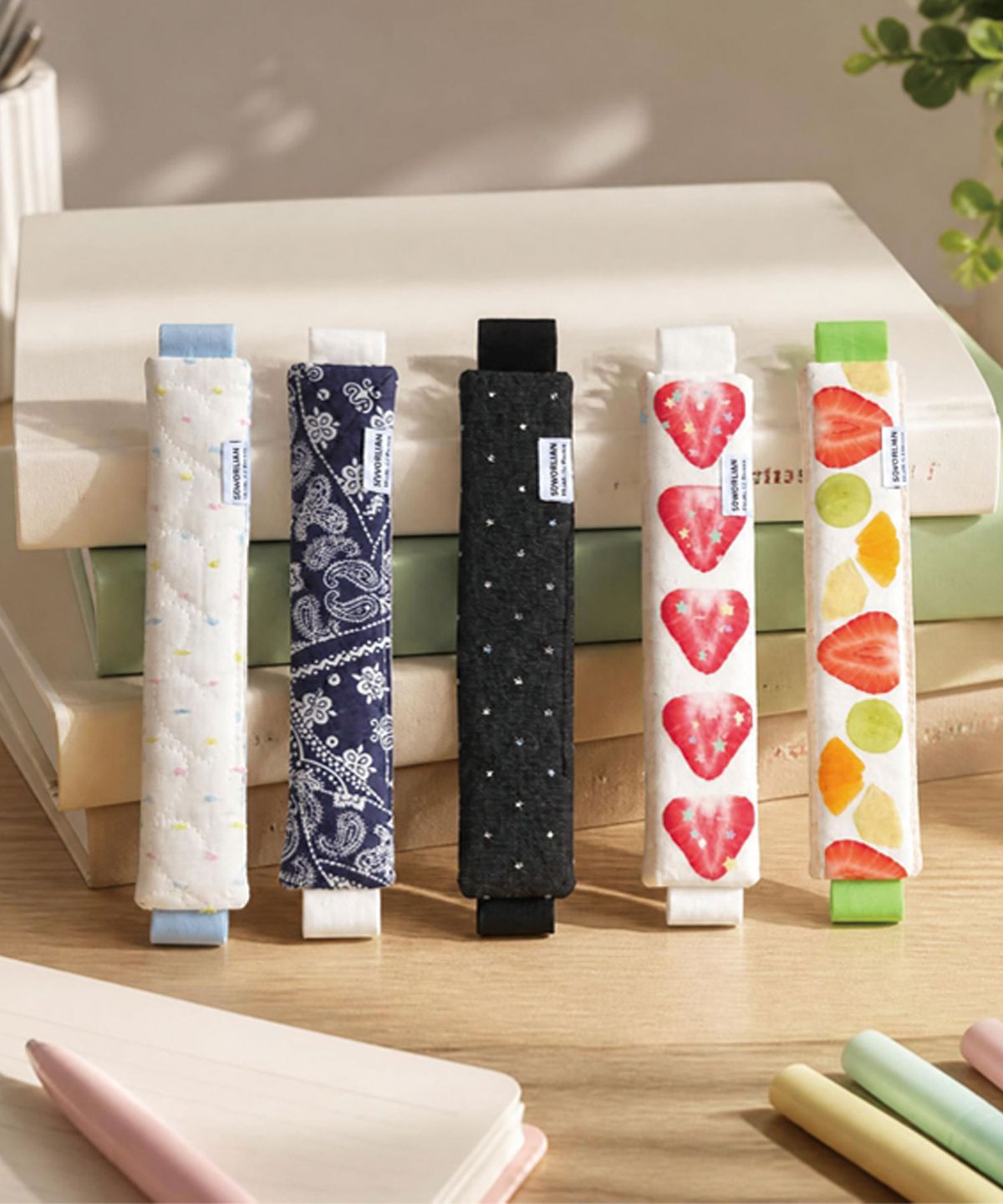소월리안(SOWORLIAN) BOOK BAND_Cotton Candy, Paisley, Black Denim Star, Fruit Sando Strawberry, Fruit Mix