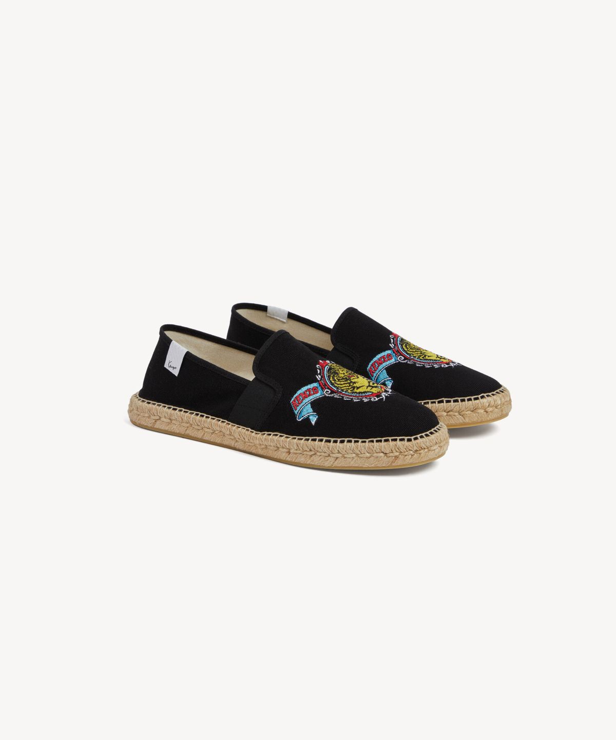 겐조(KENZO) 남성 점핑 타이거 에스파드류 엘라스틱 슬립온_K266AOS301BKX