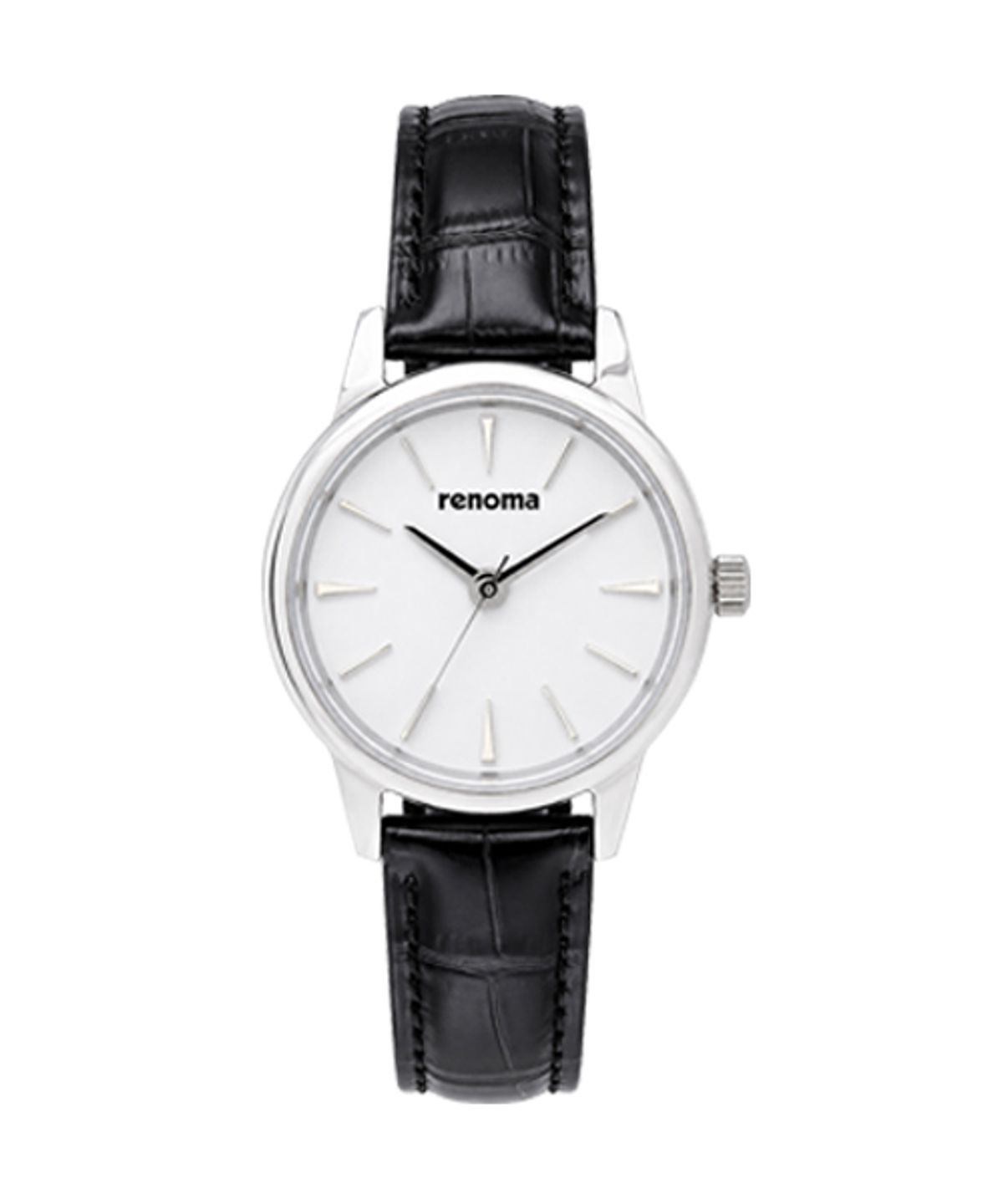 레노마 시계(RENOMA WATCH) 클래식 드레스 워치 여성 가죽시계 RE6010L WHBK