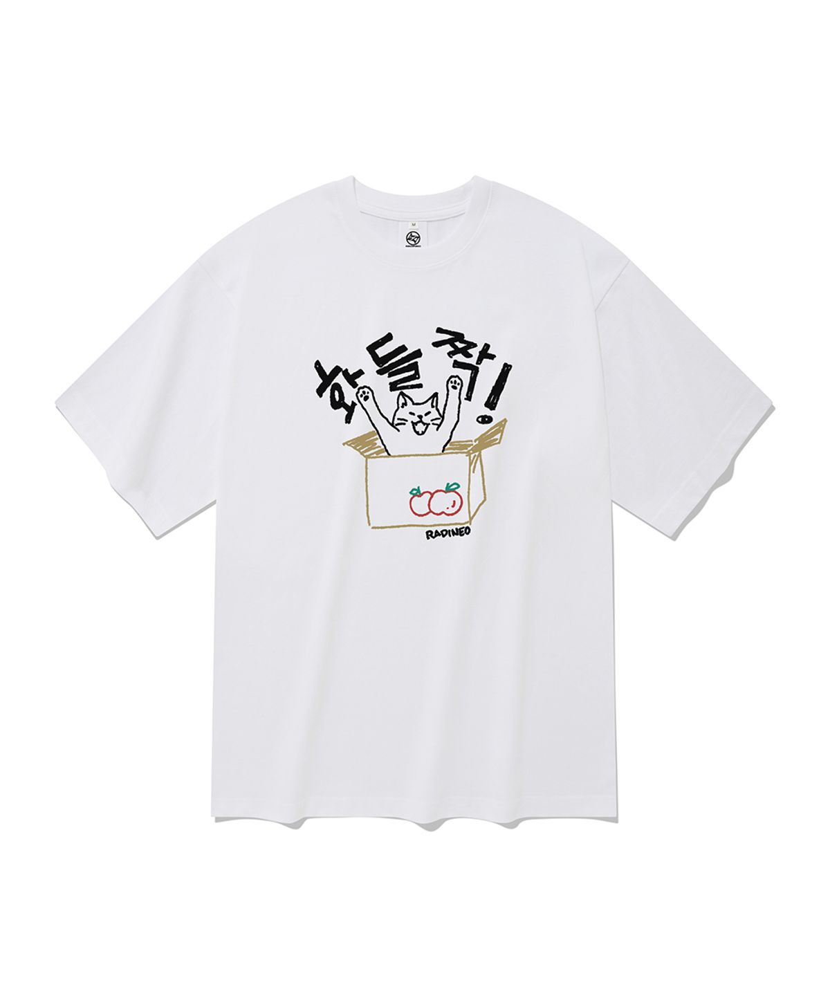 라디네오(RADINEO) 화들짝 반팔 티셔츠 화이트