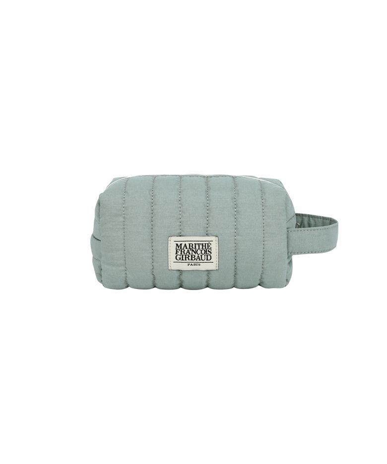 CLASSIC LOGO QUILTED POUCH sky blue