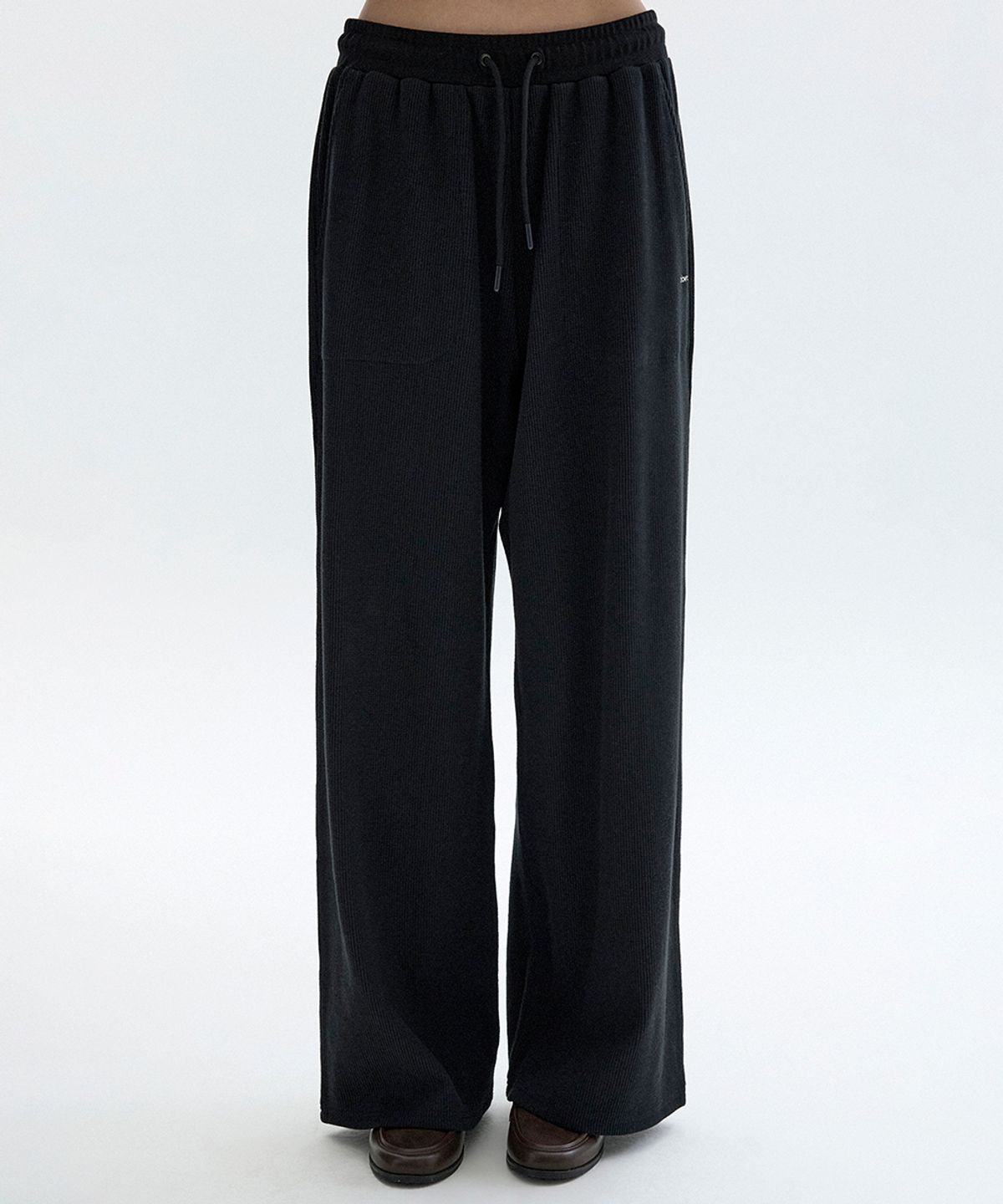 클로브(CLOVE) [26FW clove] Waffle Banding Pants (Black)