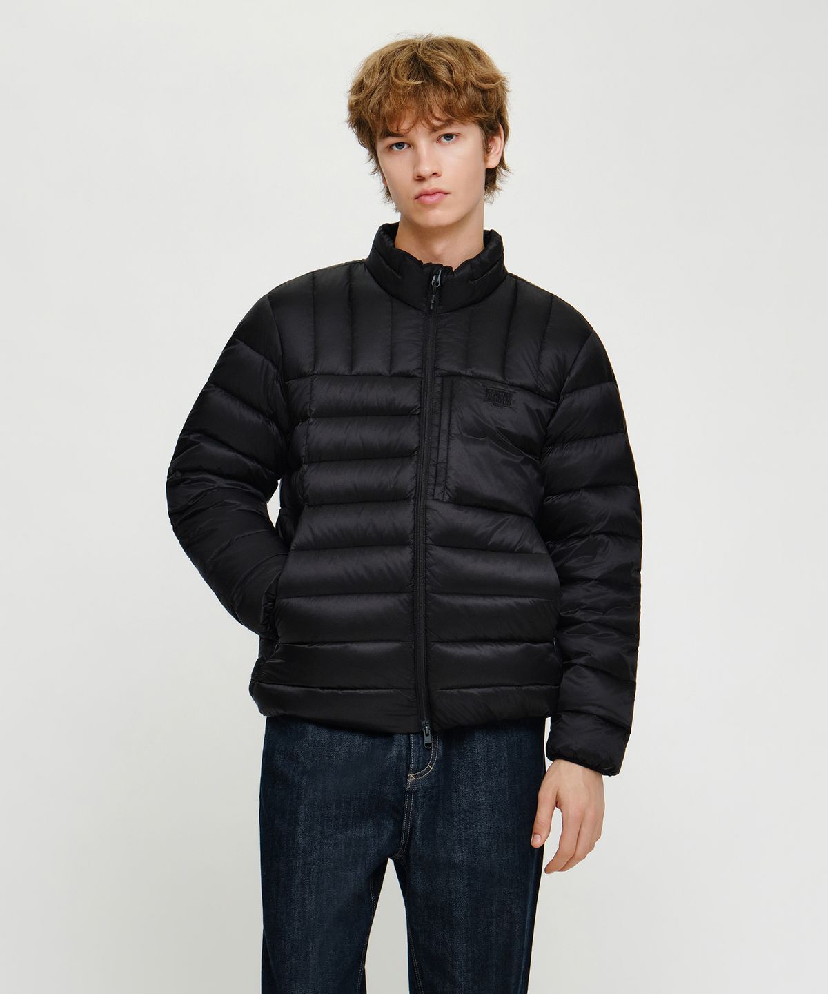 마리떼 프랑소와 저버(MARITHÉ + FRANҪOIS GIRBAUD) HIGH NECK LIGHTWEIGHT DOWN JACKET black